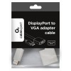 CABLEXPERT DISPLAYPORT TO VGA ADAPTER CABLE WHITE