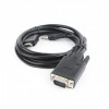 CABLEXPERT HDMI TO VGA AND AUDIO ADAPTER CABLE SINGLE PORT 3M BLACK