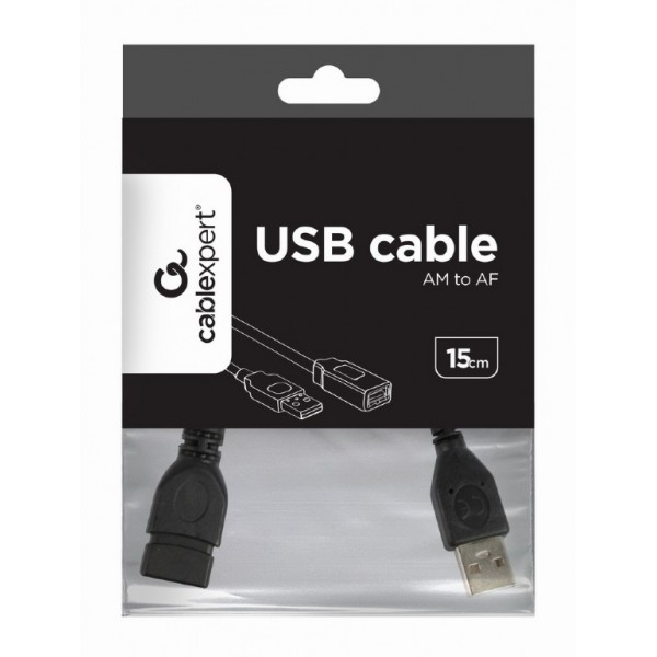 CABLEXPERT USB 2,0 EXTENSION CABLE 15CM