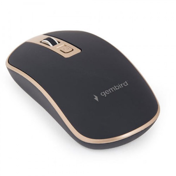 GEMBIRD WIRELESS OPTICAL MOUSE BLACK-GOLD