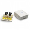 CABLEXPERT CAT6 UTP 2-PORT SURFACE MOUNT BOX