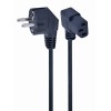 CABLEXPERT POWER CORD RIGHT ANGLED C13 VDE APPROVED 1,8M