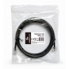 CABLEXPERT TELEPHONE CORD ROUND 6P4C 2M BLACK