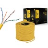 CABLEXPERT CAT5e UTP LAN CABLE (CCA), SOLID, 305M YELLOW