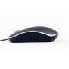 GEMBIRD USB WIRED OPTICAL MOUSE BLACK/SILVER