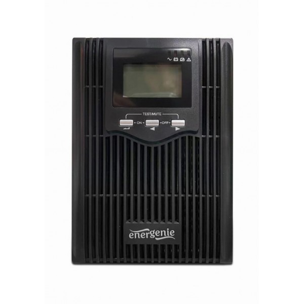 ENERGENIE PURE SINE WAVE UPS, LCD DISPLAY, USB, 1000VA, BLACK