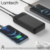 LAMTECH POWER BANK 20000MAH BLACK