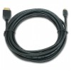 CABLEXPERT HDMI MALE TO MICRO D-MALE BLACK CABLE WITH GOLD-PLATED CONNECTORS 4.5M