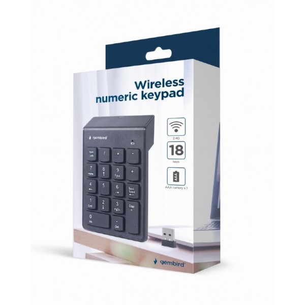 GEMBIRD WIRELESS NUMERIC KEYPAD