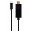 CABLEXPERT USB-C MALE TO HDMI-MALE ADAPTER 4K 30HZ 2M BLACK RETAIL PACK