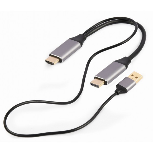 CABLEXPERT 4K HDMI MALE TO DISPLAYPORT MALE ADAPTER CABLE 2M BLACK RETAIL PACK