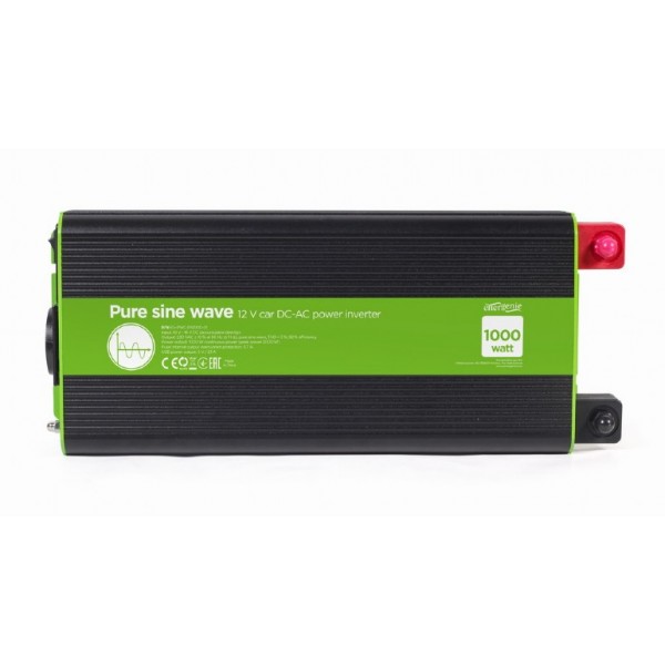 ENERGENIE 12V PURE SINE WAVE CAR DC-AC POWER INVERTER 1000W