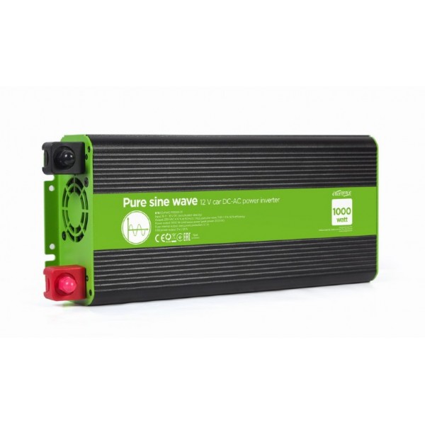 ENERGENIE 12V PURE SINE WAVE CAR DC-AC POWER INVERTER 1000W