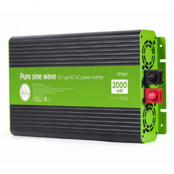 ENERGENIE 12V PURE SINE WAVE CAR DC-AC POWER INVERTER 2000W