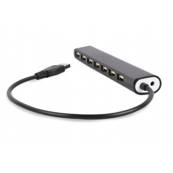 GEMBIRD USB 2.0 7-PORT HUB BLACK