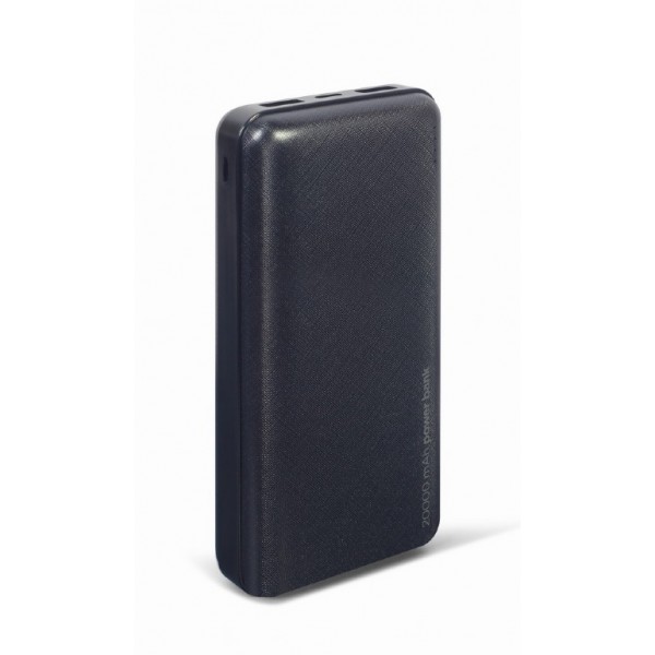 GEMBIRD POWER BANK 20000MAH BLACK