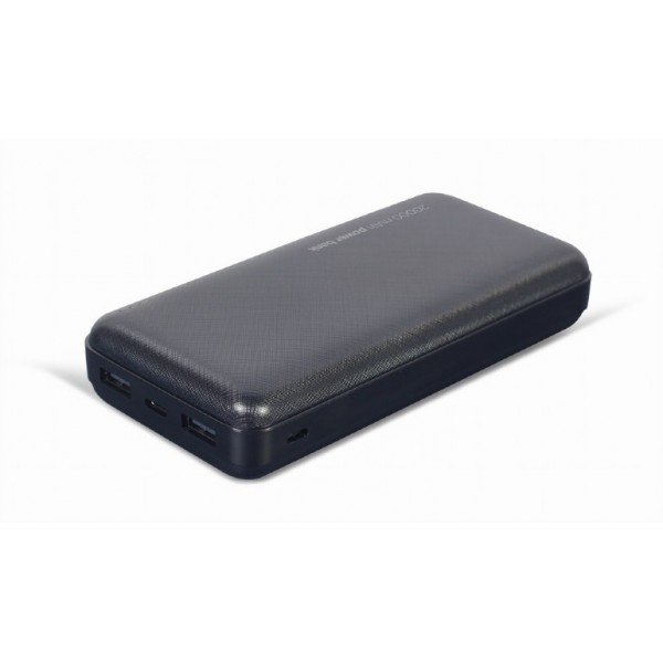 GEMBIRD POWER BANK 20000MAH BLACK