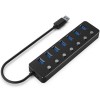 GEMBIRD 7-PORT USB3.1 (GEN1) HUB WITH SWITCHES