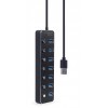 GEMBIRD 7-PORT USB3.1 (GEN1) HUB WITH SWITCHES