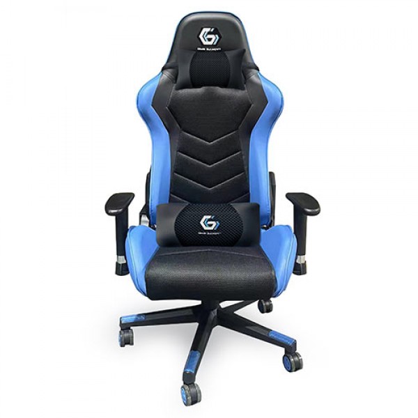 GEMBIRD GAMING CHAIR LEATHER BLACK/BLUE