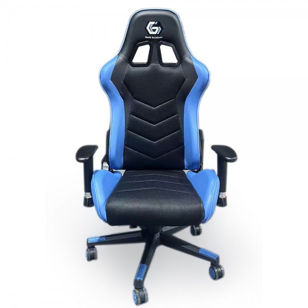 GEMBIRD GAMING CHAIR LEATHER BLACK/BLUE