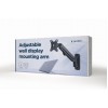 GEMBIRD ADJUSTABLE WALL DISCPLAY MOUNTING ARM UP TO 27'/7KG