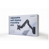 GEMBIRD ADJUSTABLE WALL DISCPLAY MOUNTING ARM UP TO 27'/7KG