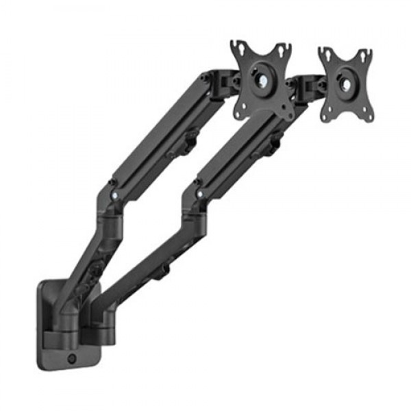 GEMBIRD ADJUSTABLE WALL 2-DISPLAY MOUNTING ARM 17'-27', UP TO 7KG