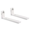 GEMBIRD UNIVERSAL HEAVY DUTY STEEL WALL BRACKETS 30 KG WHITE