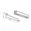 GEMBIRD UNIVERSAL HEAVY DUTY STEEL WALL BRACKETS 35 KG WHITE