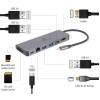 CABLEXPERT USB TYPE-C 5IN1 MULTIPORT ADAPTER (HUB+HDMI+PD-CARD READER+LAN)