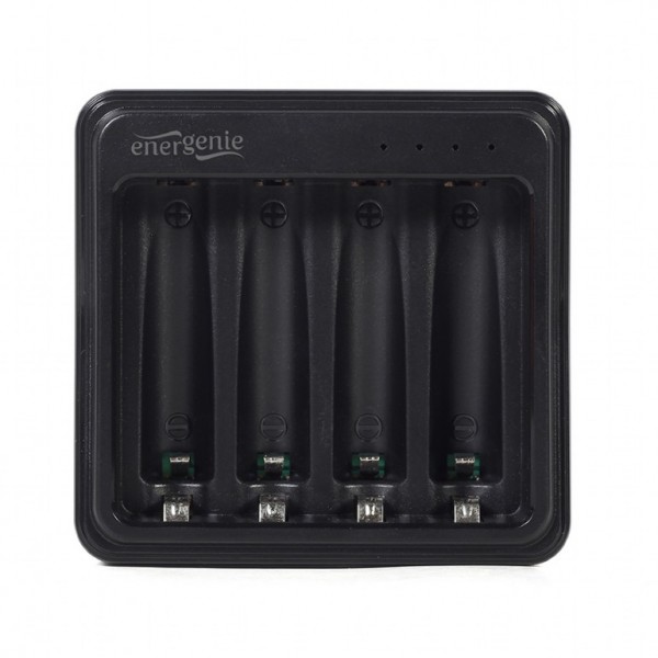 ENERGENIE USB BATTERY CHARGER FOR AA/AAA BATTERIES BLACK