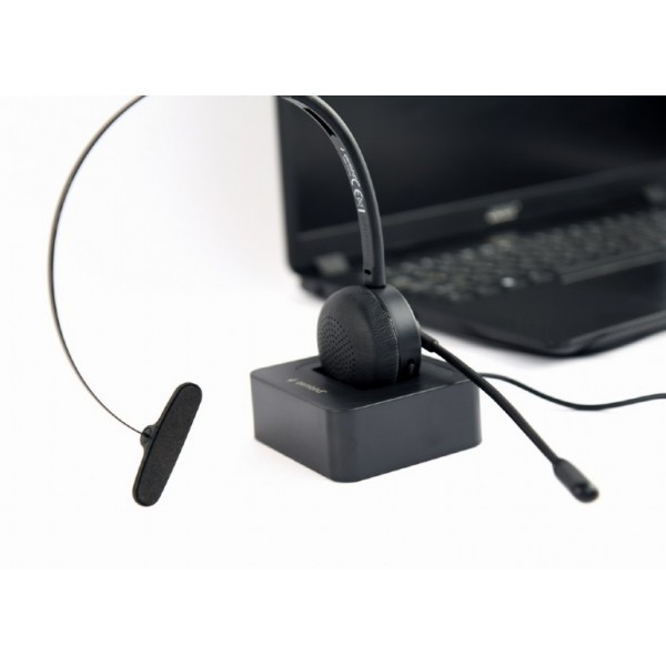 GEMBIRD BLUETOOTH CALL CENTER MONO HEADSET BLACK