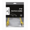 CABLEXPERT FTP CAT6 UTP PATCH CORD SHIELDED YELLOW 0.25M