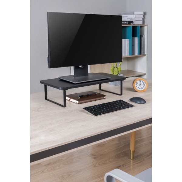 GEMBIRD RECTANGLE MONITOR STAND BLACK