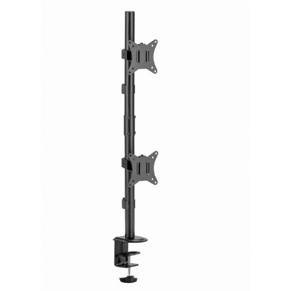 GEMBIRD ADJUSTABLE 2-DISPLAY VERTICAL DESK MOUNT 17'-32'