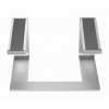 GEMBIRD NOTEBOOK RISER STAND SILVER