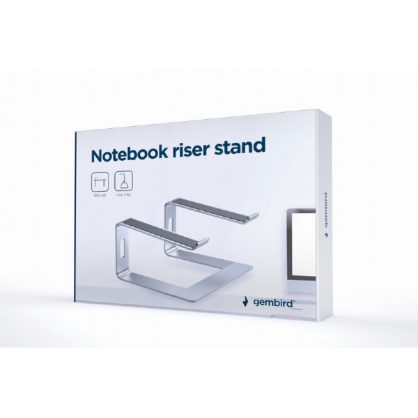 GEMBIRD NOTEBOOK RISER STAND SILVER