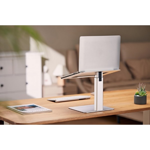 GEMBIRD HEIGHT ADJUSTABLE NOTEBOOK RISER STAND SILVER