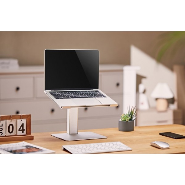 GEMBIRD HEIGHT ADJUSTABLE NOTEBOOK RISER STAND SILVER