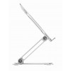 GEMBIRD FOLDABLE NOTEBOOK RISER STAND SILVER