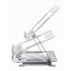 GEMBIRD FOLDABLE NOTEBOOK RISER STAND SILVER