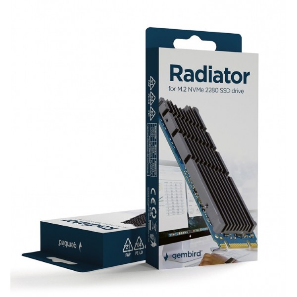 GEMBIRD RADIATOR FOR M.2 NVMe 2280 SSD DRIVE