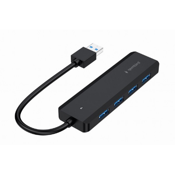 GEMBIRD 4-PORT USB 3.1 (Gen 1) HUB BLACK