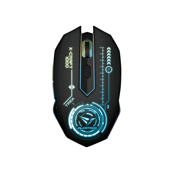 ALCATROZ  GAMING MOUSE X-CRAFT 1000 TREK