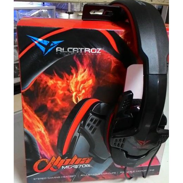 ALCATROZ MOBILE AND PC HEADSET ALPHA MG370A B.RED