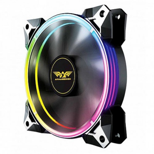 ARMAGGEDDON GAMING PC COOLING FAN (120MM RGB FAN) NEURON RGB RING IV