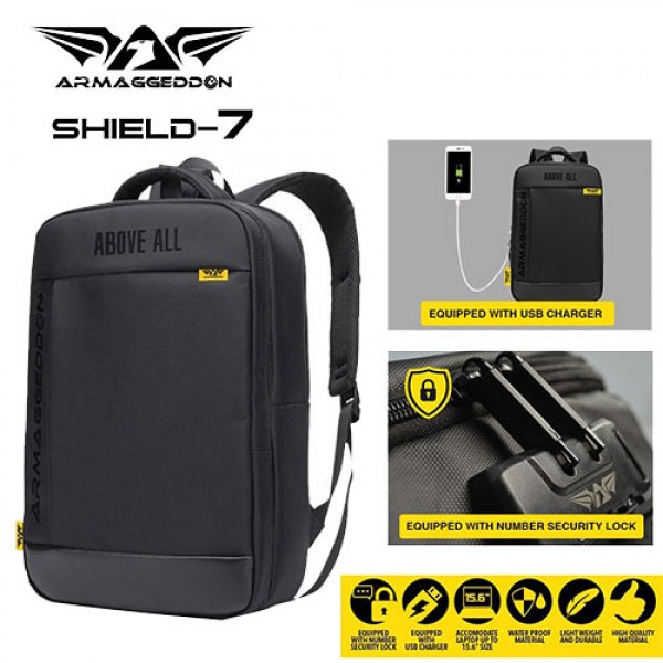 ARMAGGEDDON GAMING LAPTOP BAG 15' SHIELD 7