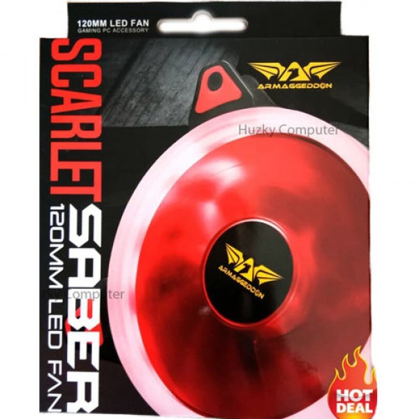 ARMAGGEDDON SCARLET SABER FAN 12CM LED RED