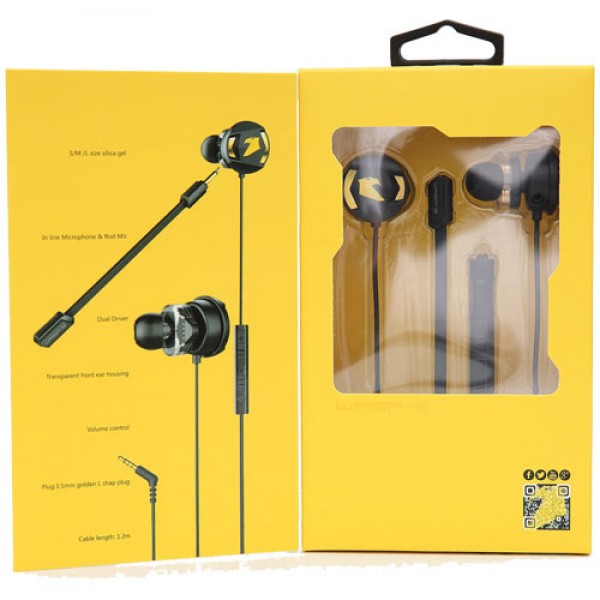 ARMAGGEDDON DUAL MICROPHONE GAMING EARPHONE WASP 5